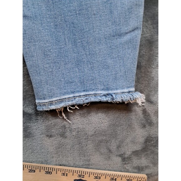 Judy Blue 16w Light Distressed Button Fly Skinny Fit - Picture 7 of 10